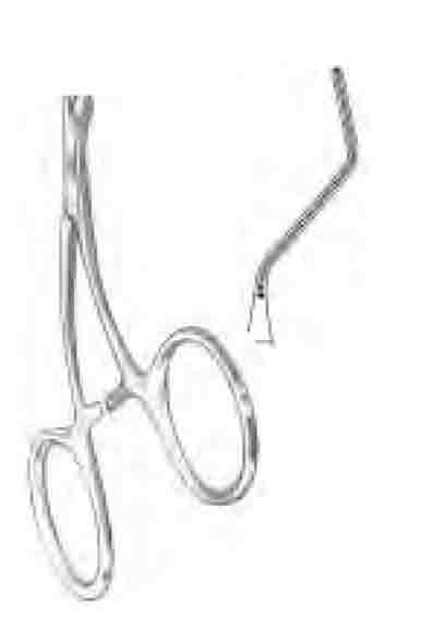 DE BAKEY-CASTANEDA TİTANYUM MİKRO VASKULER KLEMP  (B) 12 CM